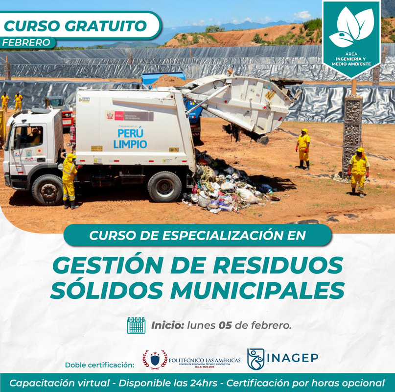 Curso de especialización en gestión de residuos sólidos municipales INAGEP